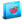 Folder Queen Heart Blue Icon 24x24 png